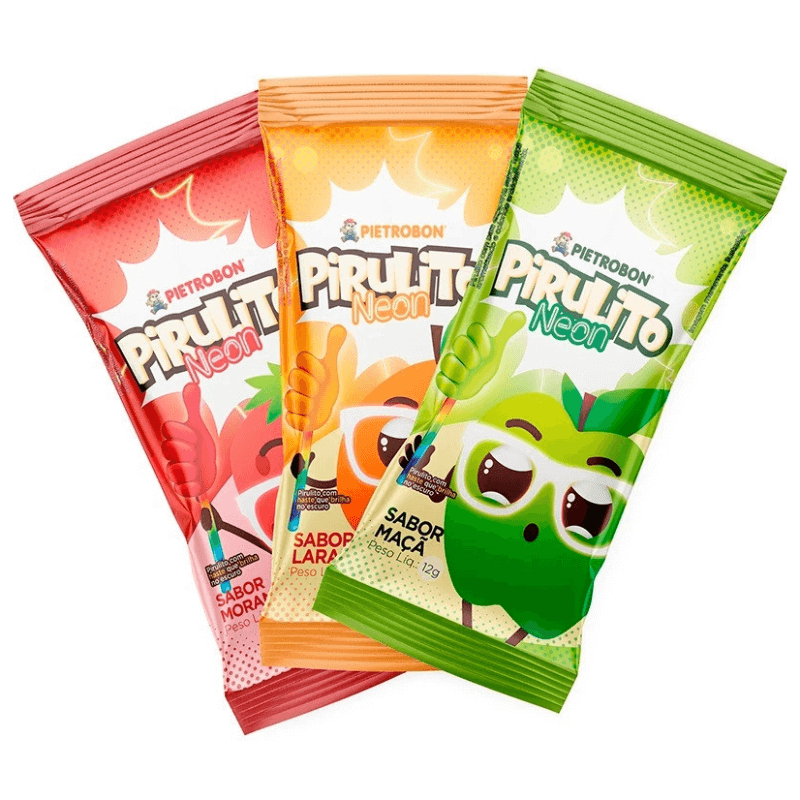 Pietrobon | PIRULITO NEON C/BARULHO LARANJA C/30