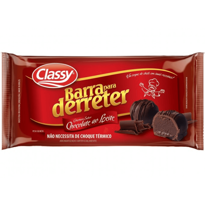CHOCOLATE P/DERR.CLASSY PRETO 500G
