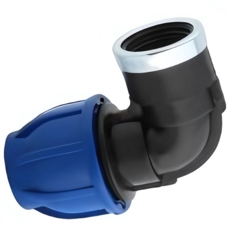 COTOVELO FEMEA DE COMPRESSAO 32MM x 1 PEAD