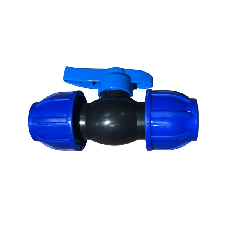 VALVULA DE ESFERA DUPLA UNIAO DE COMPRESSAO 63MM PEAD
