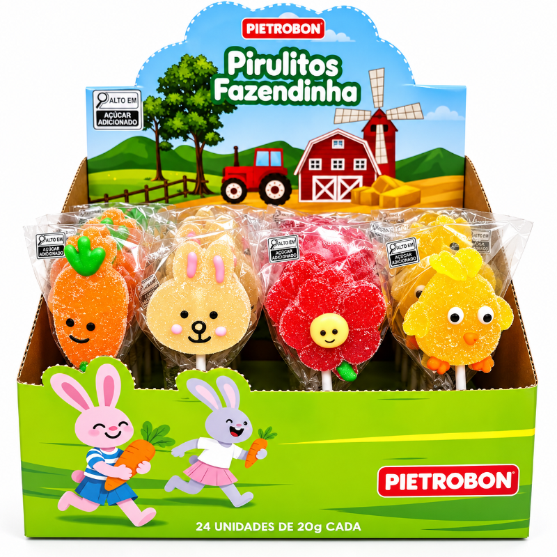 PIRULITO FAZENDINHA 20G
