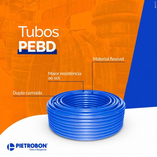 Pietrobon | TUBO PEBD  DUPLA CAMADA IRRIG.  1/2X2.5MM AZUL C/100MTS