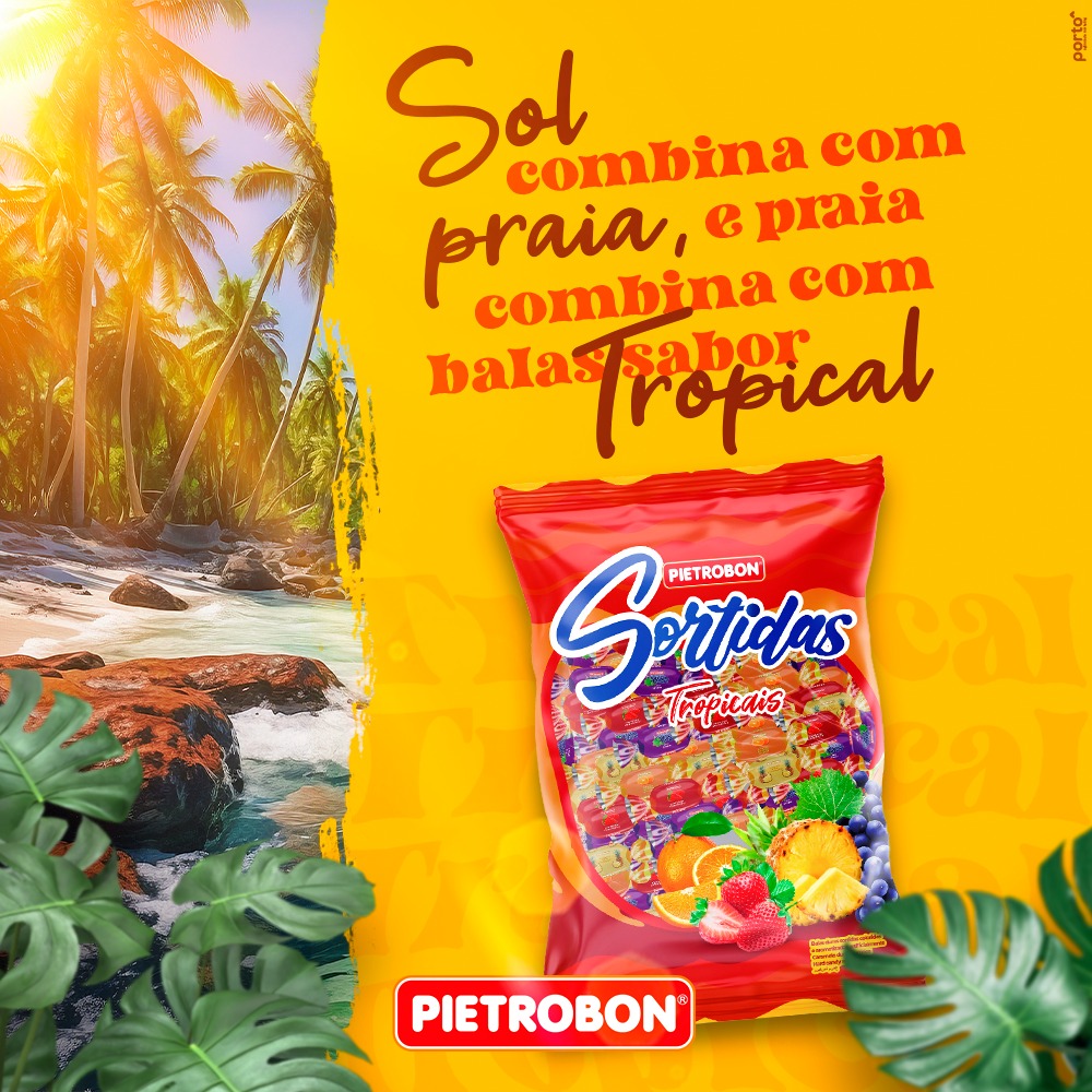 Pietrobon | BALA 600G SORTIDAS TROPICAIS