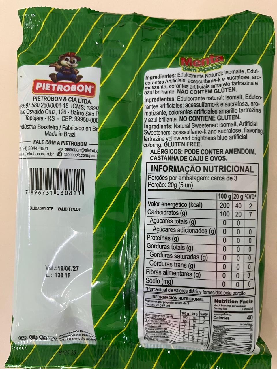 Pietrobon | BALA 50G MENTA - DIET