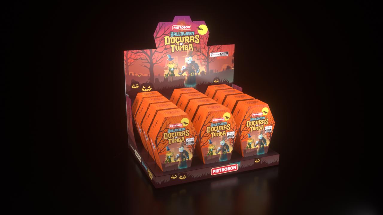 Pietrobon | CAIXAO HALLOWEEN 150G DOCURAS DA TUMBA