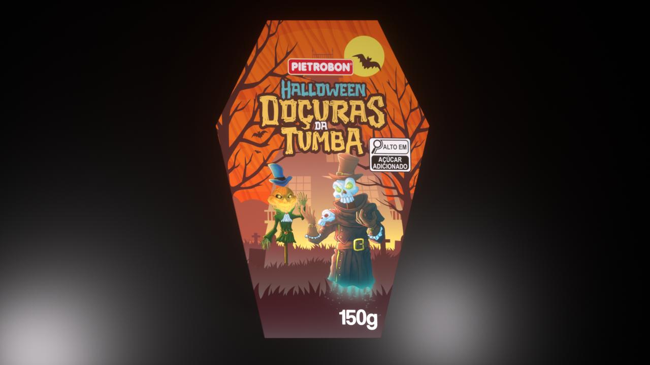 Pietrobon | CAIXAO HALLOWEEN 150G DOCURAS DA TUMBA