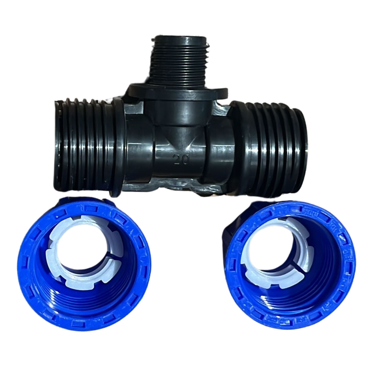 Pietrobon | TEE MACHO DE COMPRESSAO 25MM x 3/4 PEAD