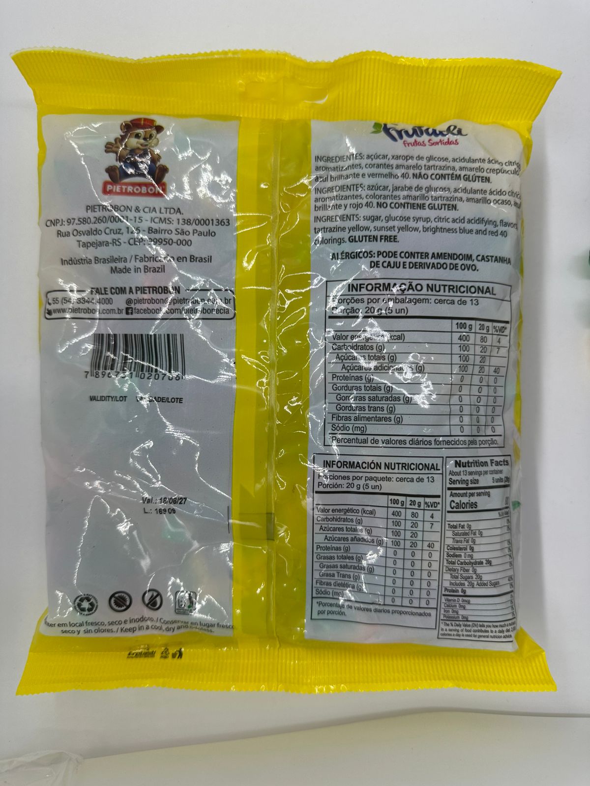 Pietrobon | BALA 250G FRUTALLI