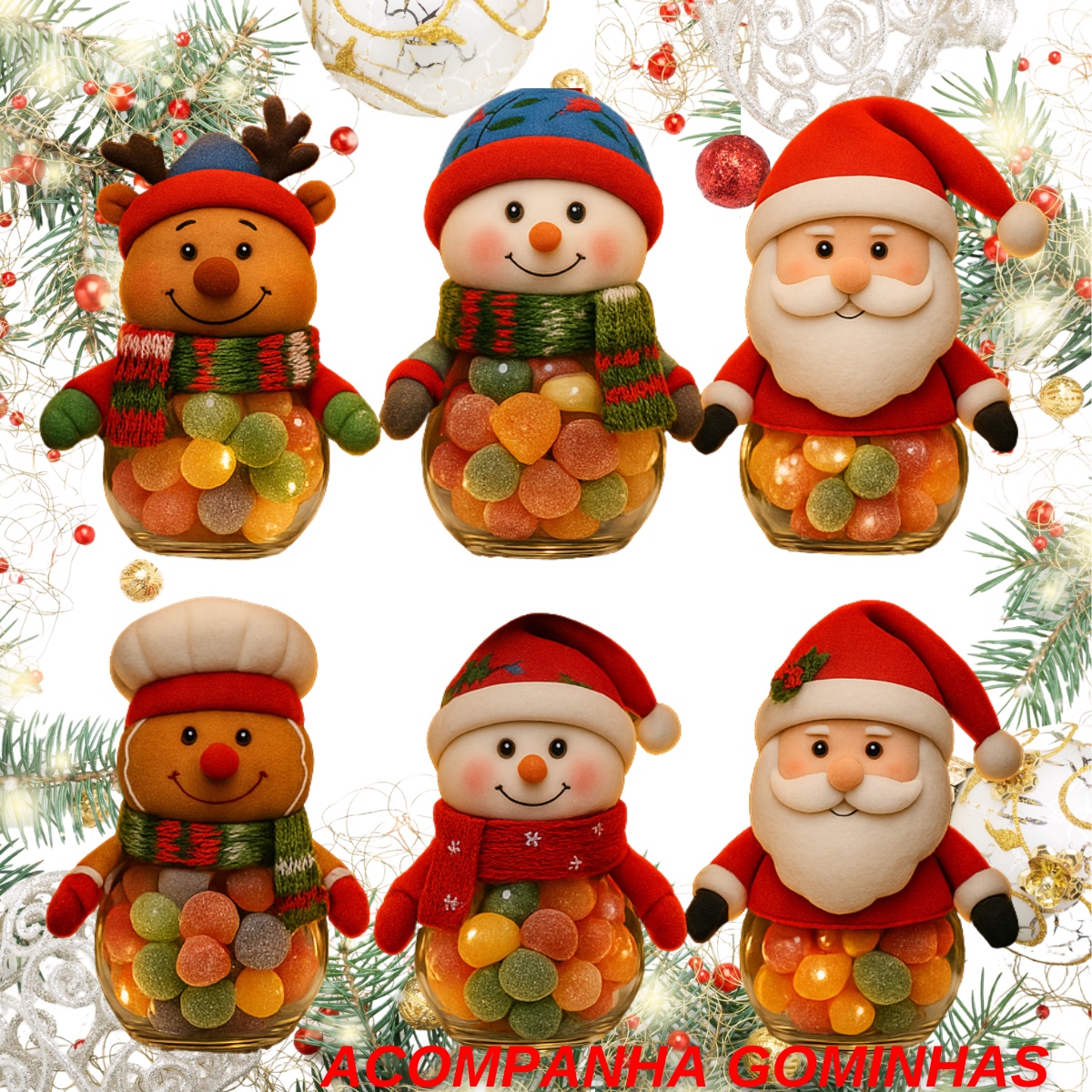 Pietrobon | CONFEITO 06x120G TURMINHA DO NOEL C/GOMA