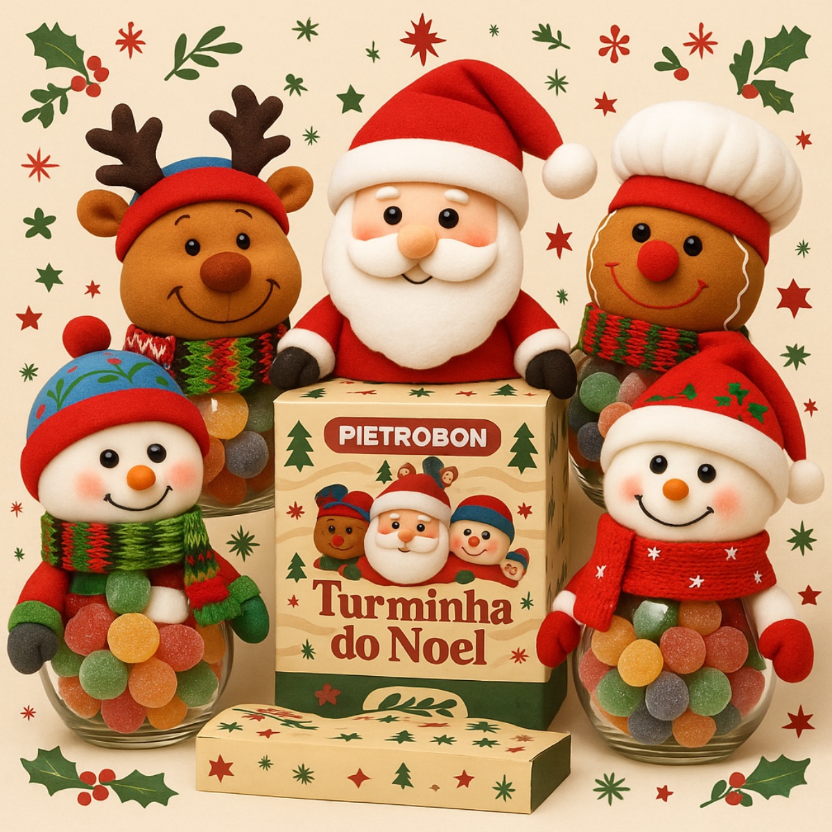 Pietrobon | CONFEITO 06x120G TURMINHA DO NOEL C/GOMA