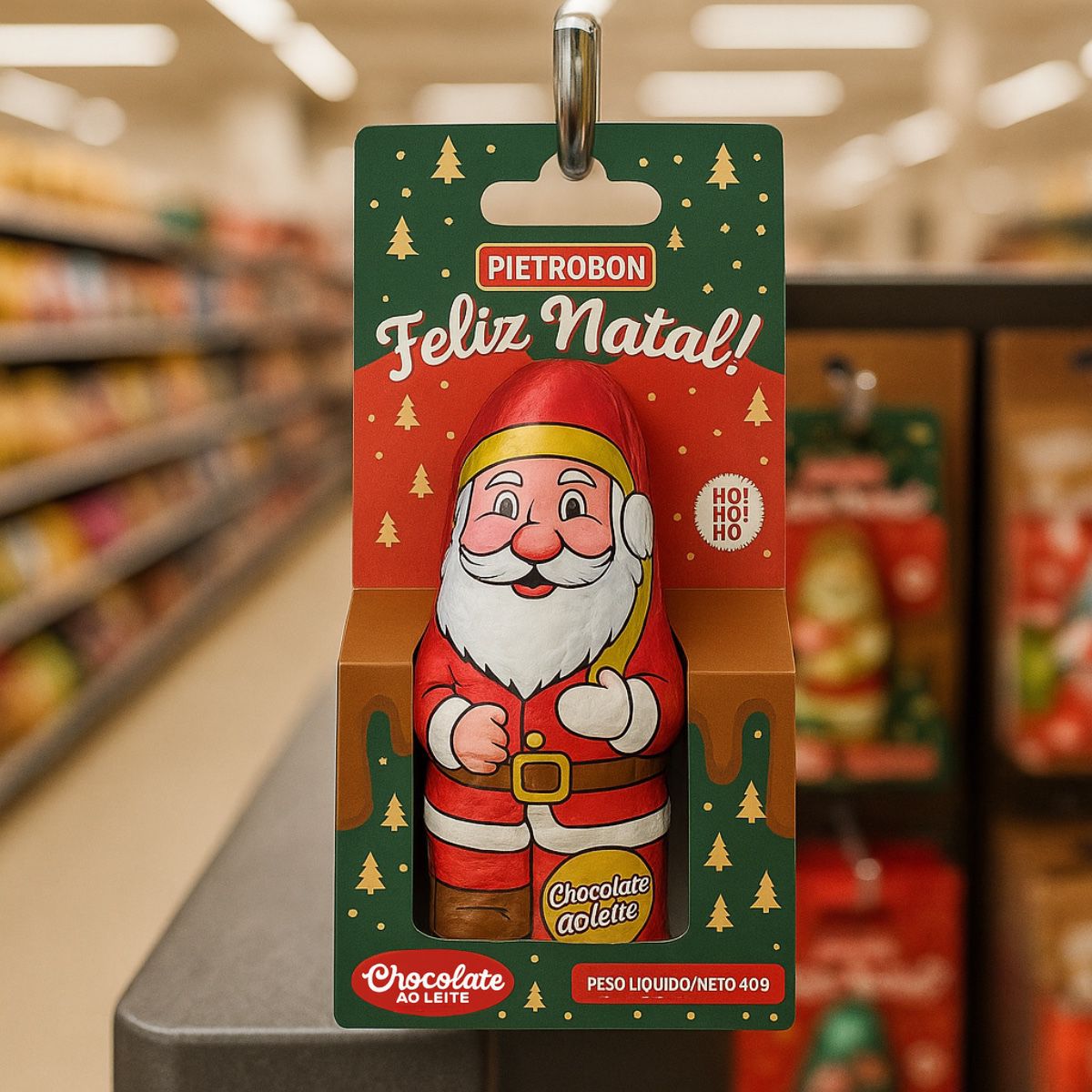 Pietrobon | PAPAI NOEL PIETROBON 12X40G P/GANCHEIRA