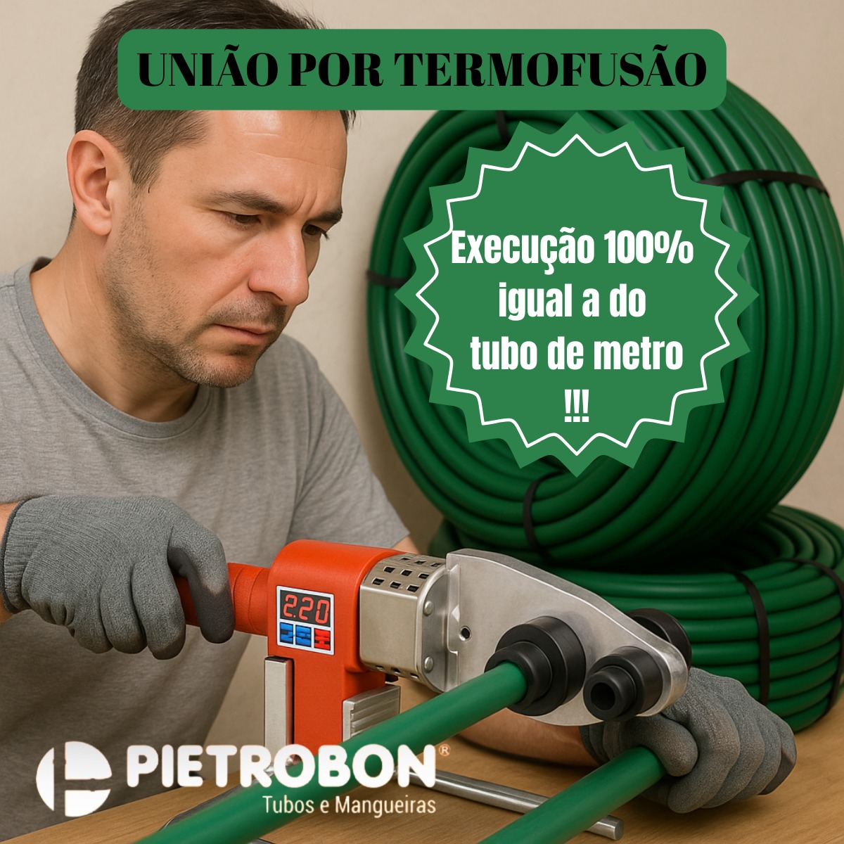 Pietrobon | TUBO PPR PIETROBON 25MM PN20 ROLO C/50MTS