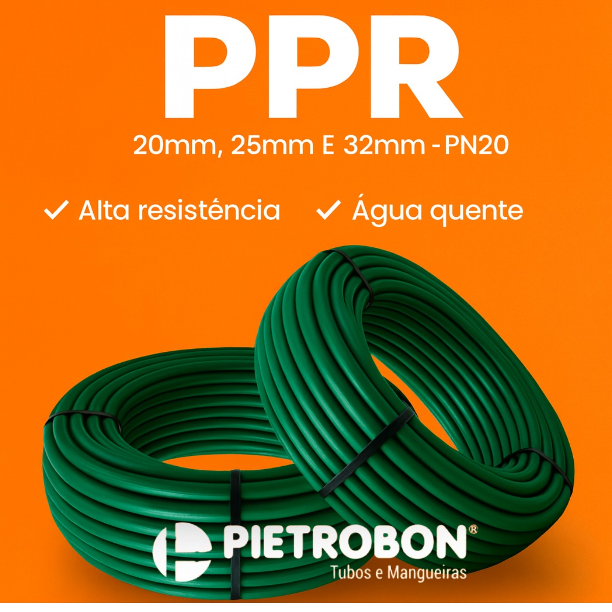 Pietrobon | TUBO PPR PIETROBON 32MM PN20 ROLO C/25MTS