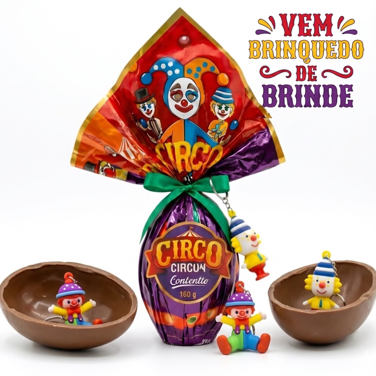 Pietrobon | OVO CONTENTTO 160G CIRCO CHEGOU C/BRINDE REF. 70