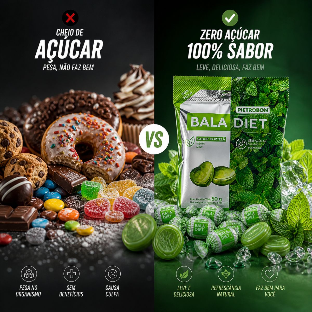 Pietrobon | BALA 50G SUPER FRESH DIET - HORTELA