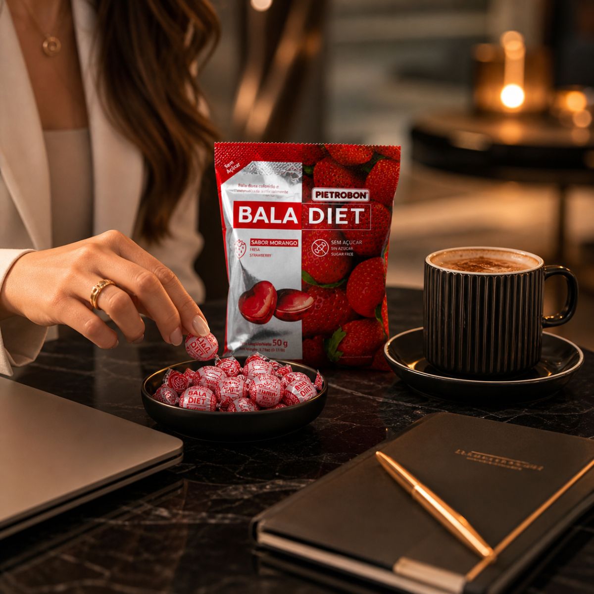 Pietrobon | BALA 50G SUPER FRESH DIET - MORANGO