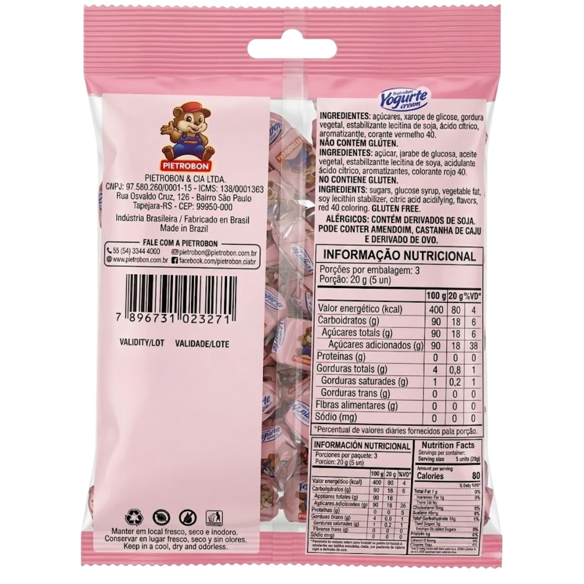 Pietrobon | BALA 60G YOGURTE
