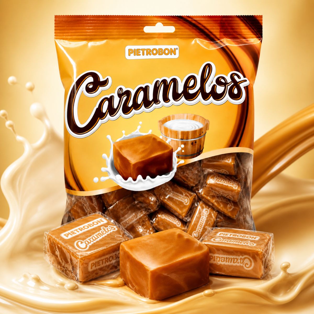 Pietrobon | BALA 250G CARAMELO LEITE