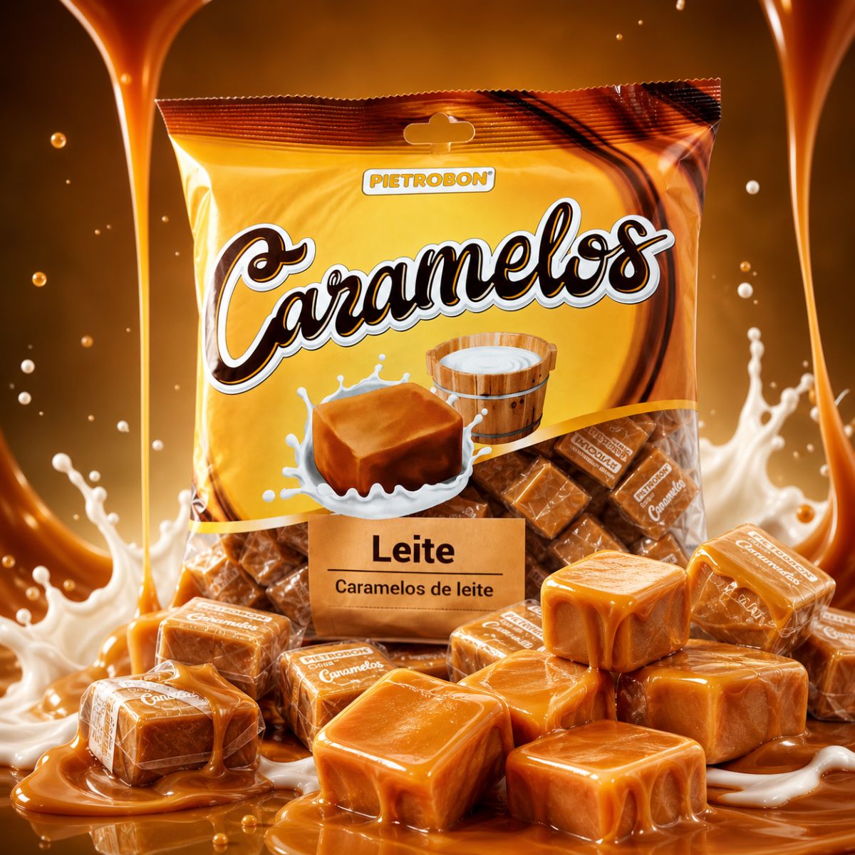 Pietrobon | BALA 250G CARAMELO LEITE