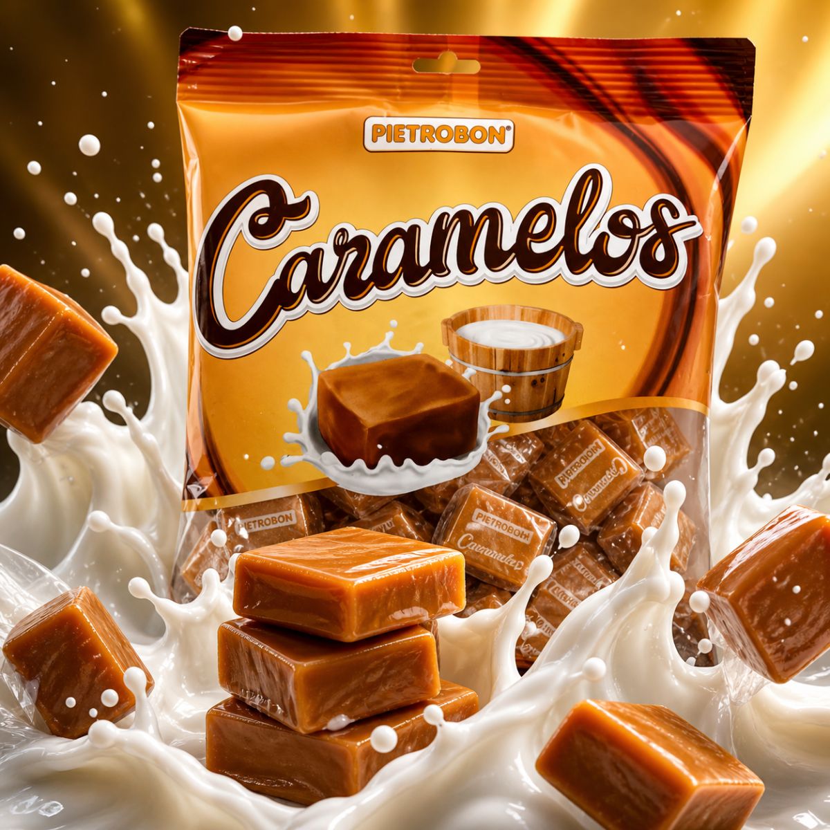 Pietrobon | BALA 150G CARAMELO LEITE