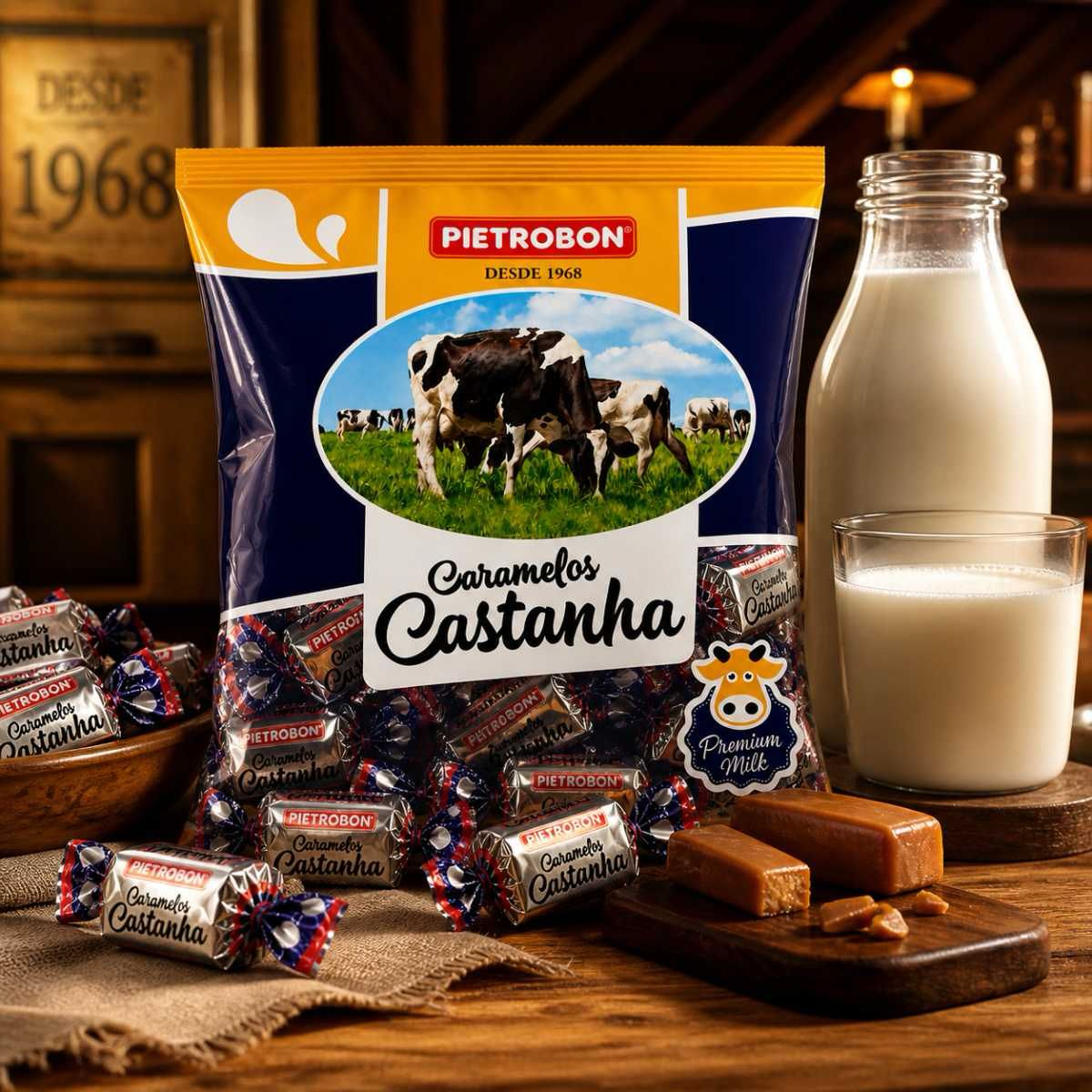 Pietrobon | BALA 480G CARAMELO CASTANHA