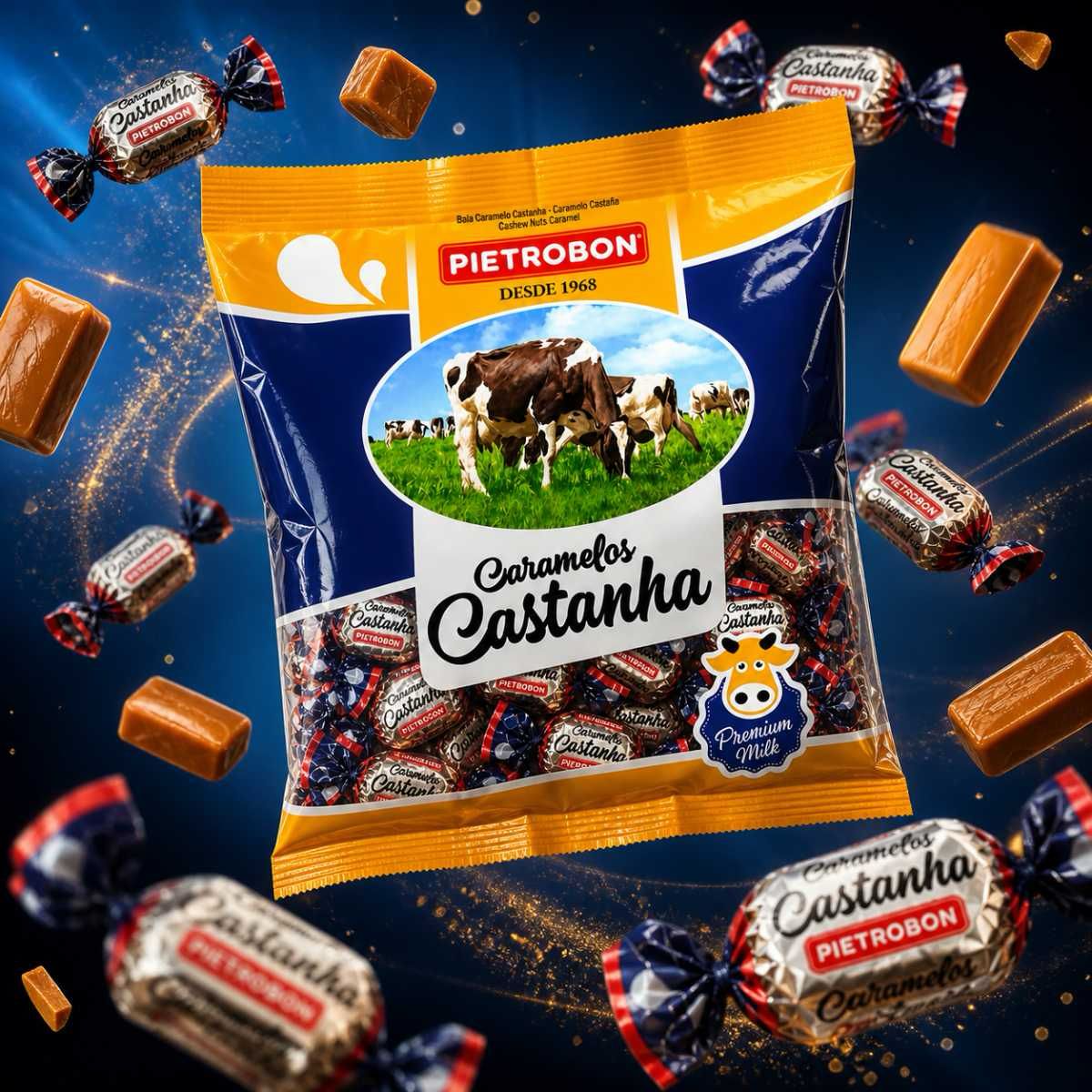 Pietrobon | BALA 480G CARAMELO CASTANHA