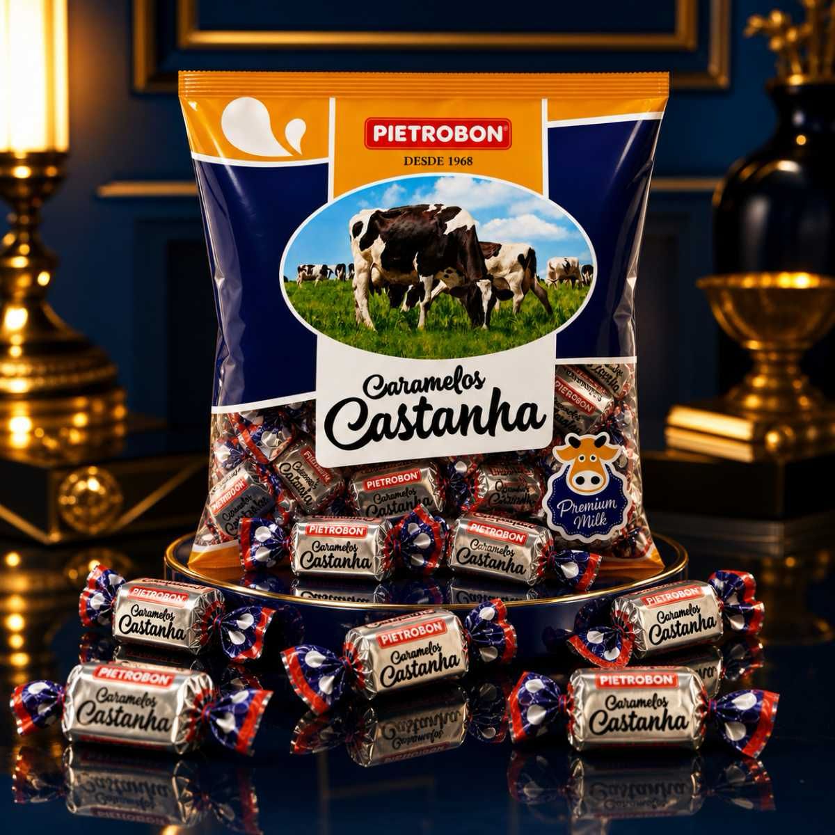 Pietrobon | BALA 480G CARAMELO CASTANHA