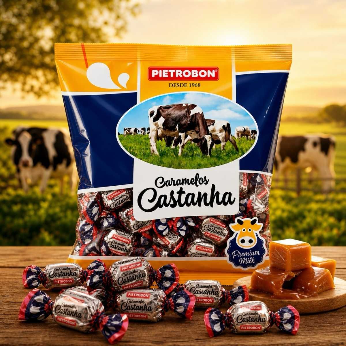 Pietrobon | BALA 480G CARAMELO CASTANHA
