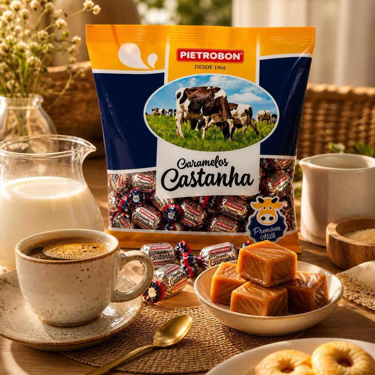 Pietrobon | BALA 480G CARAMELO CASTANHA