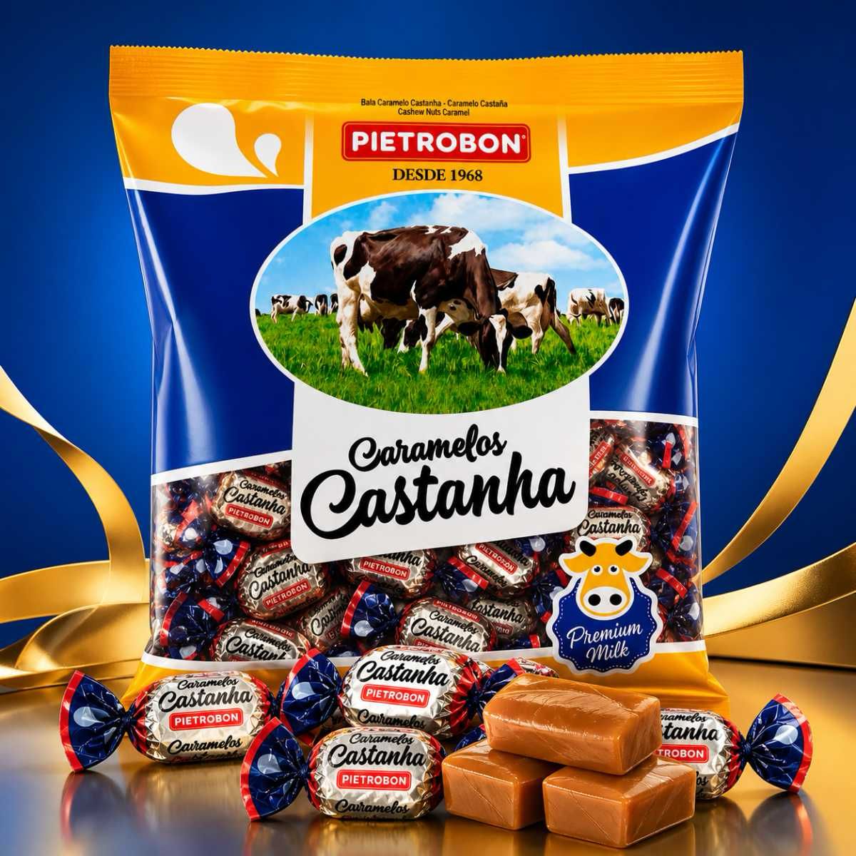 Pietrobon | BALA 150G CARAMELO CASTANHA