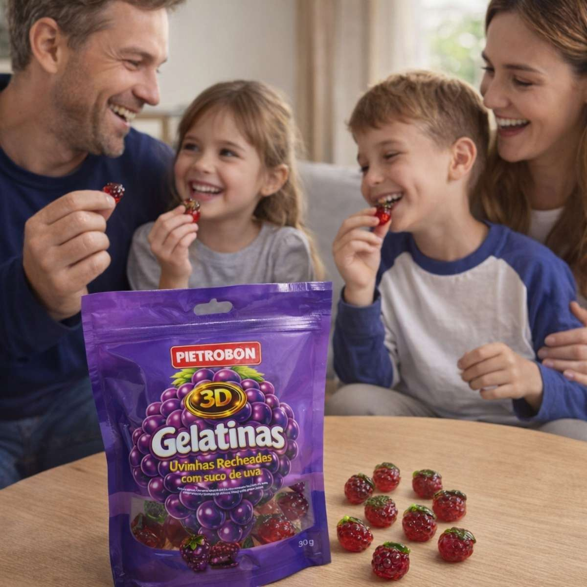 Pietrobon | GELATINA 3D UVA RECHEADA 80G