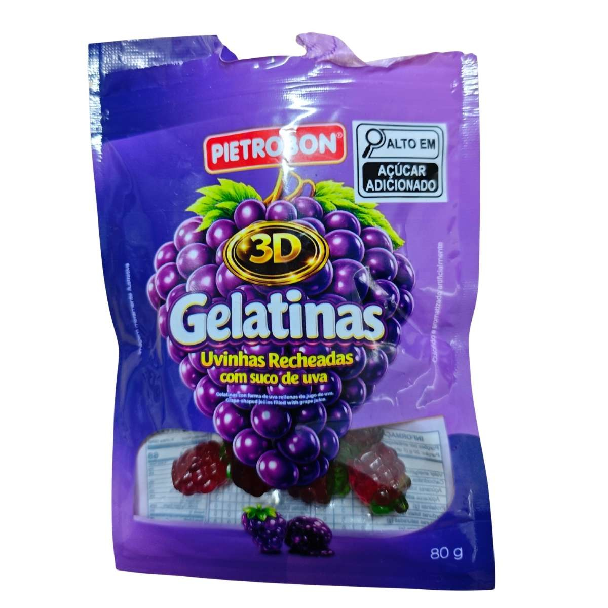 Pietrobon | GELATINA 3D UVA RECHEADA 80G