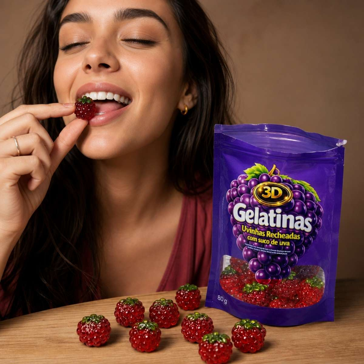 Pietrobon | GELATINA 3D UVA RECHEADA 80G