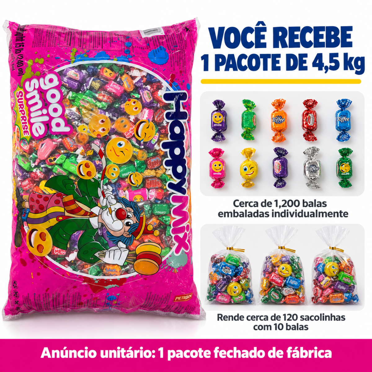 Pietrobon | BALA HAPPY MIX SORTIDA  2,26KG
